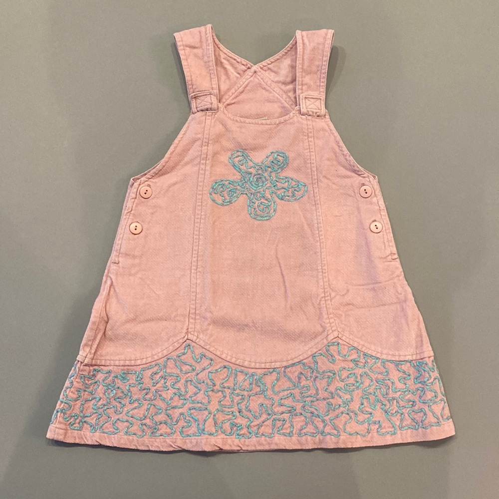 Beetlejuice London pink velvet dress size 4y